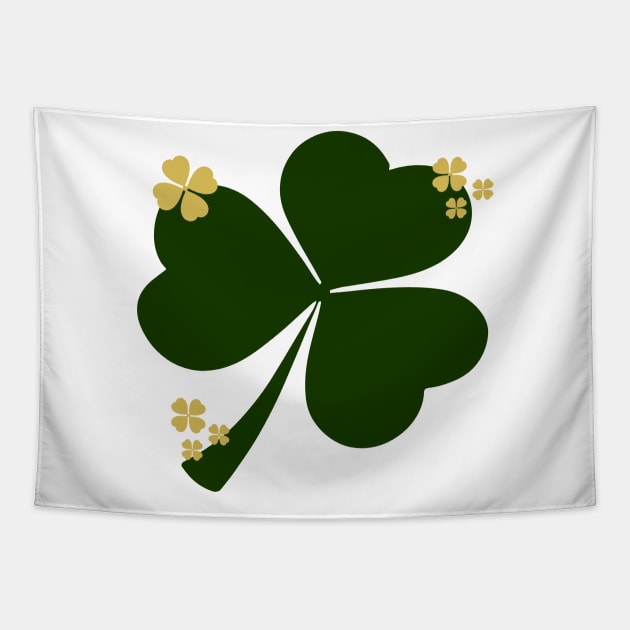 St Patricks Day: Irish Pride & Shamrock Celebration Tapestry by MEWRCH