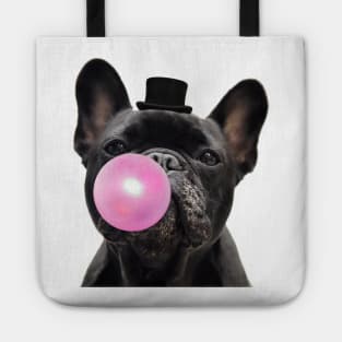 Funny french bulldog Tote