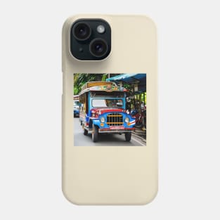 Jeepney in The Philippines Phone Case