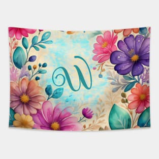 W In Blue Tapestry