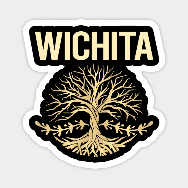 Nature Tree Of Life Wichita Magnet by flaskoverhand