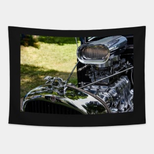 Old school engine chrome Tapestry