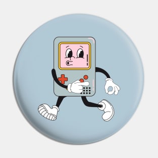 Retro Gameboy Funny Face Pin