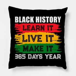 Black History Month Pillow