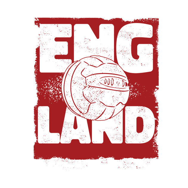 Vintage English Football // Retro England Soccer by SLAG_Creative