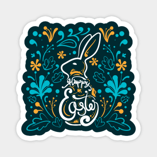 Happy Easter t shirt, Bunny Easter Day shirt, easter egg hunt, easter greetings Magnet