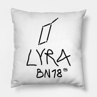 Lyra Constellation by BN18 Pillow