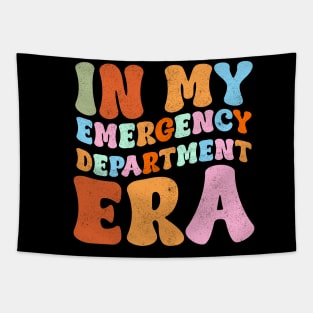 in My Emergency Department Era Funny Retro Tapestry