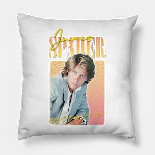 James Spader  80s Retro Style Fan Design Pillow