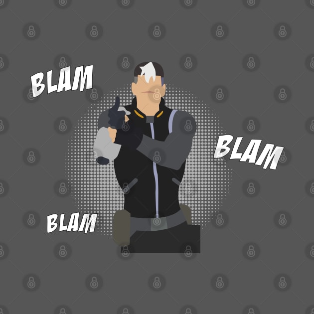 Shiro "BLAM BLAM BLAM" by ScarletRigmor