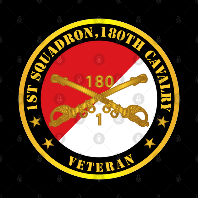 1st Squadron, 180th Cavalry Branch Veteran - Red - White X 300 by twix123844