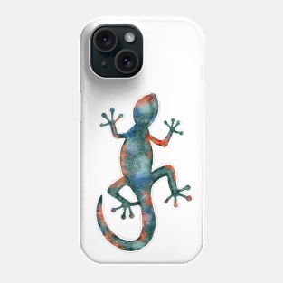 Cute watercolor gecko lizard Phone Case