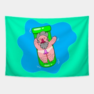 Green Lilo Tapestry