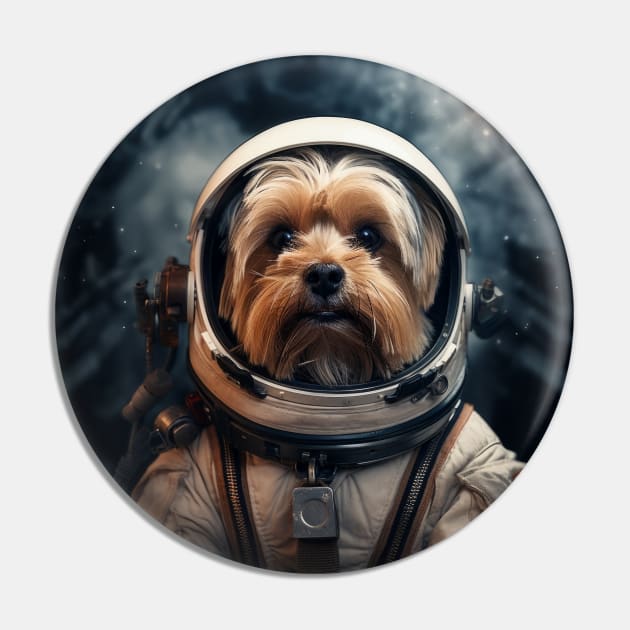 Astro Dog - Biewer Terrier Pin by Merchgard