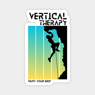 Vertical Therapy - Trust your grip | Climbers | Climbing | Rock climbing | Outdoor sports | Nature lovers | Bouldering Magnet