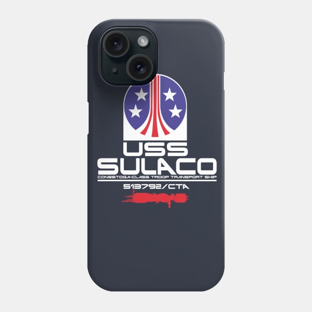 Colonial Marines USS Sulaco Phone Case by Meta Cortex