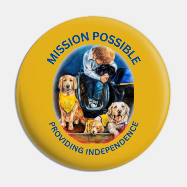 Mission to Provide Indenpendence Pin by B C Designs