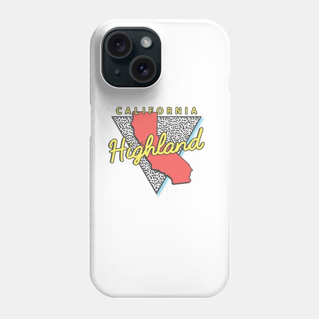 Highland California Triangle Phone Case by manifest