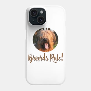 Briards Rule! Phone Case