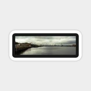 River Tyne Panoramic View From South Shields Magnet