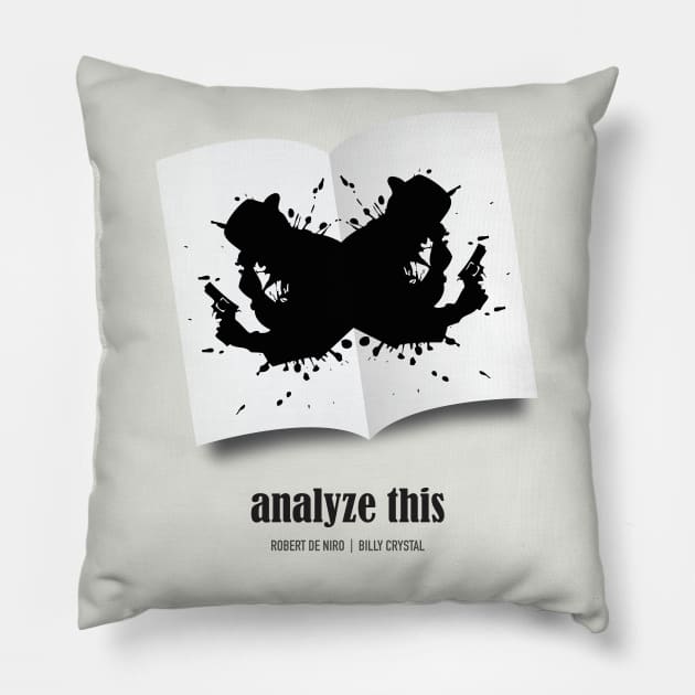 Analyze This - Alternative Movie Poster Pillow by MoviePosterBoy