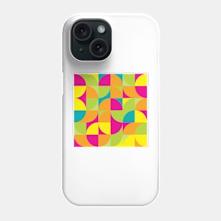 Modern Geometric (Electric neon) Phone Case