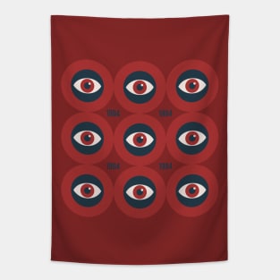 George Orwell 1984 Big Brother is Watching You Tapestry