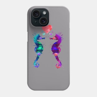 Seahorse in love Phone Case