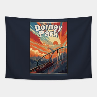 Dorney Park Poster Tapestry