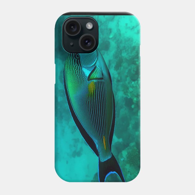 Surgeonfish Phone Case by likbatonboot