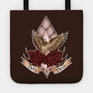 Defy and Thrive - Sepia Tote