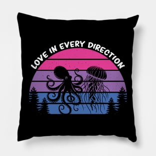 Bisexual Pride Flag Month Lgbtq Subtle Bisexuality Pillow