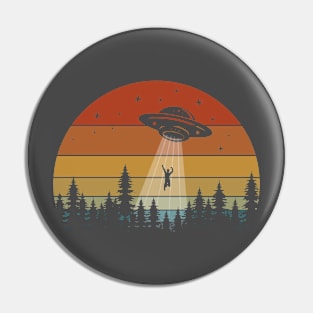 Alien Abduction Pin