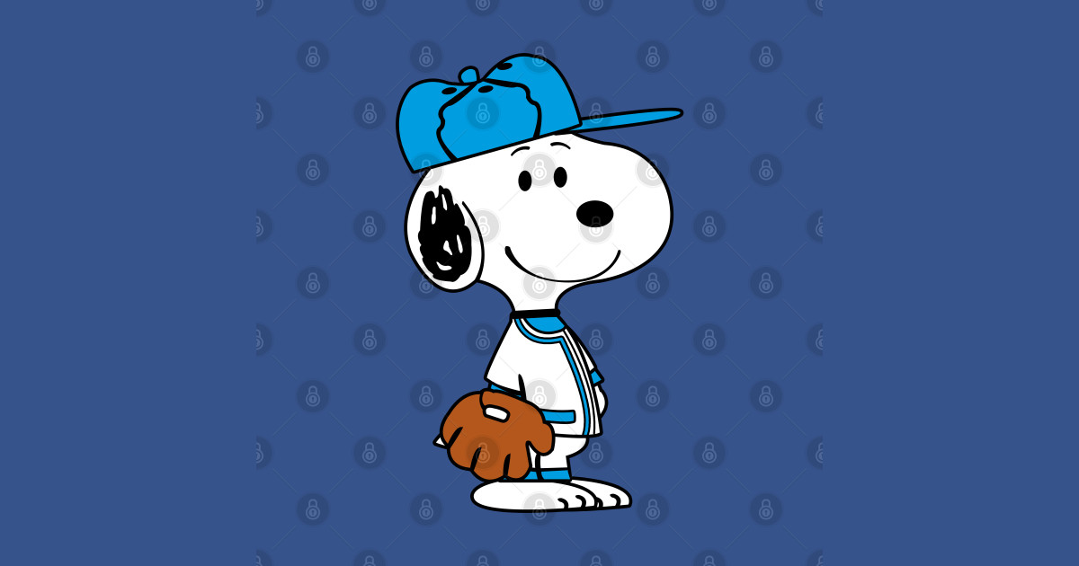 Snoopy Baseball Pitcher Snoopy TShirt TeePublic