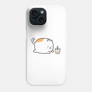 Chubby Boba Cat! Phone Case