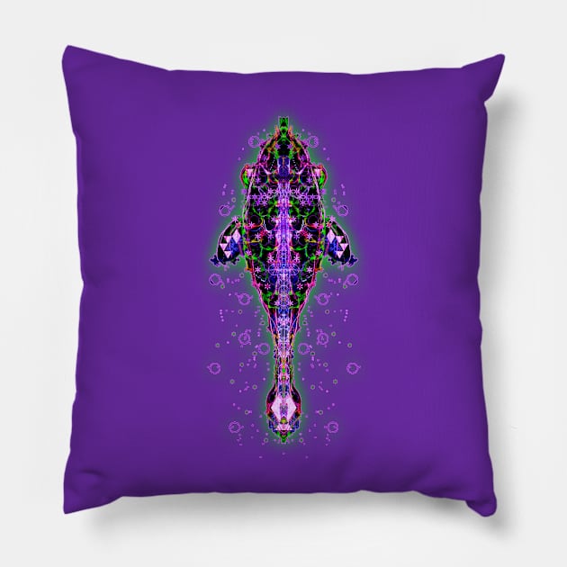 Pisces 6c Purple Pillow by Boogie 72