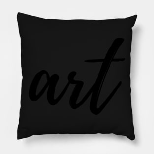 Art Binder Label Pillow