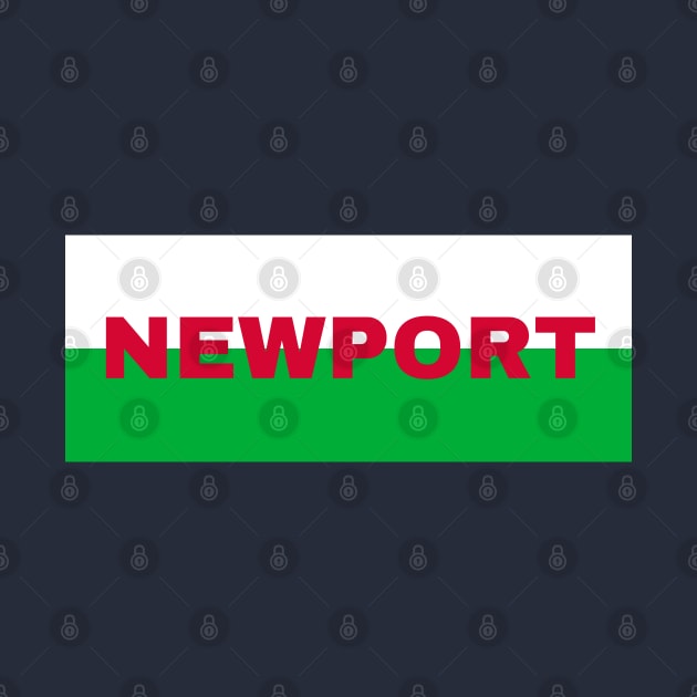 Newport City in Wales Flag by aybe7elf