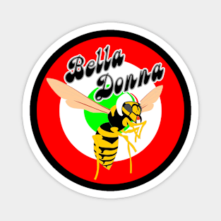 Wasp Mod Target Red bella Donna Magnet