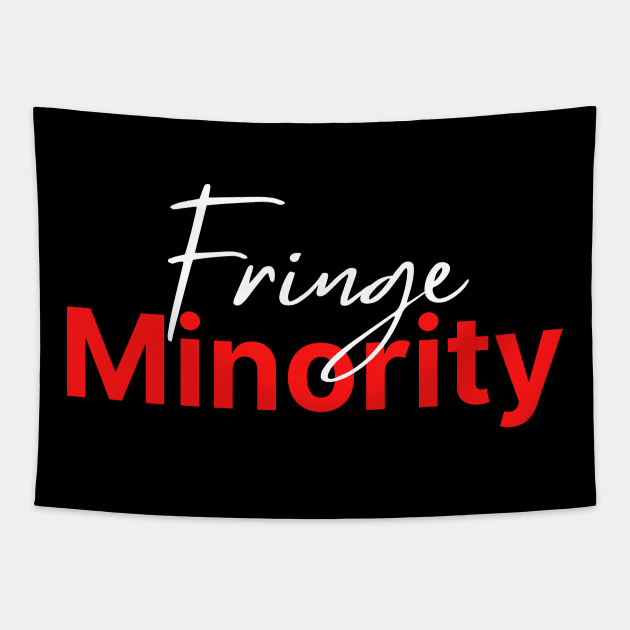 Fringe Minority (dk background) Tapestry by Kyarwon