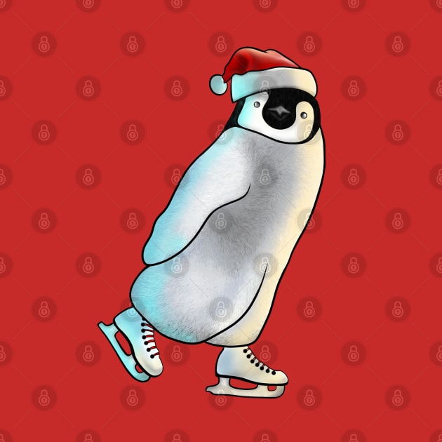 Xmas penguin by cariespositodesign