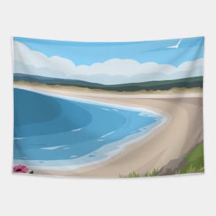 Newborough Beach, Anglesey North Wales Tapestry