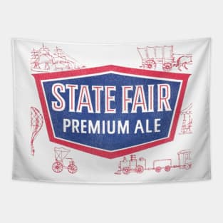 State Fair Premium Ale Beer Retro Defunct Breweriana Tapestry