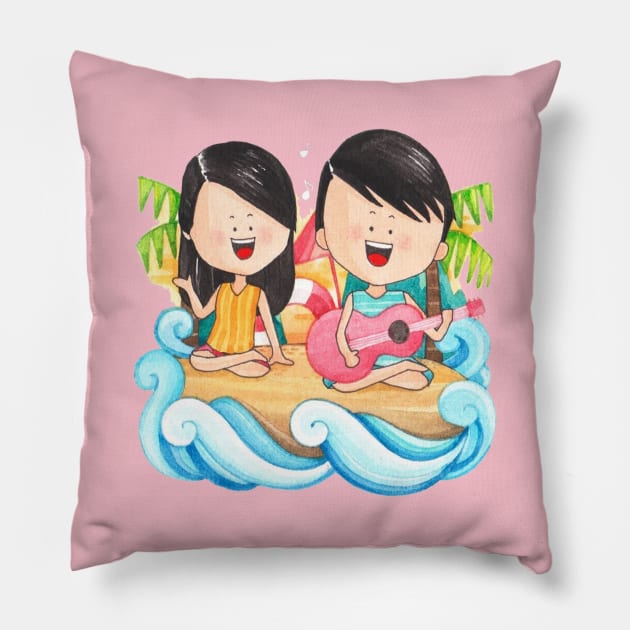 Sing a song Pillow by supercute