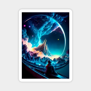 Cosmic Chaos, Magical Landscapes Magnet