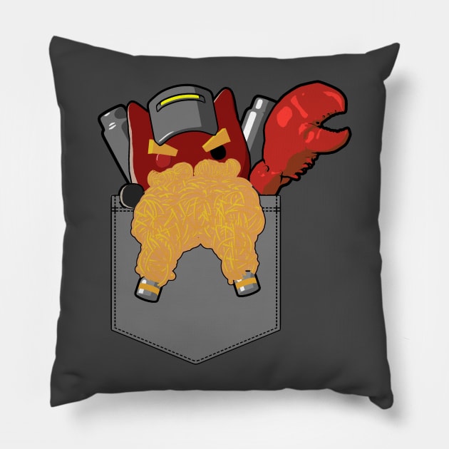 Torbyarn "PocketKatsu" - Katsuwatch Pillow by dillongoo