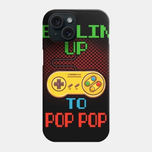 Promoted To Pop Pop T-Shirt Unlocked Gamer Leveling Up Phone Case