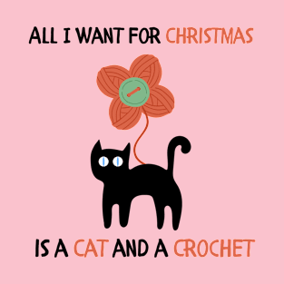 All I want for Christmas is a Cat and a Crochet T-Shirt