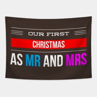 our first CHRISTMAS as mr and mrs Tapestry