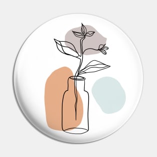 Abstract flower vase Pin